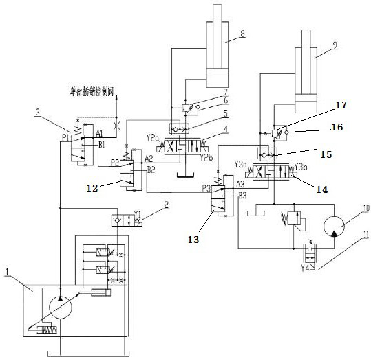 Wheel Crane Auxiliary System and Control Method