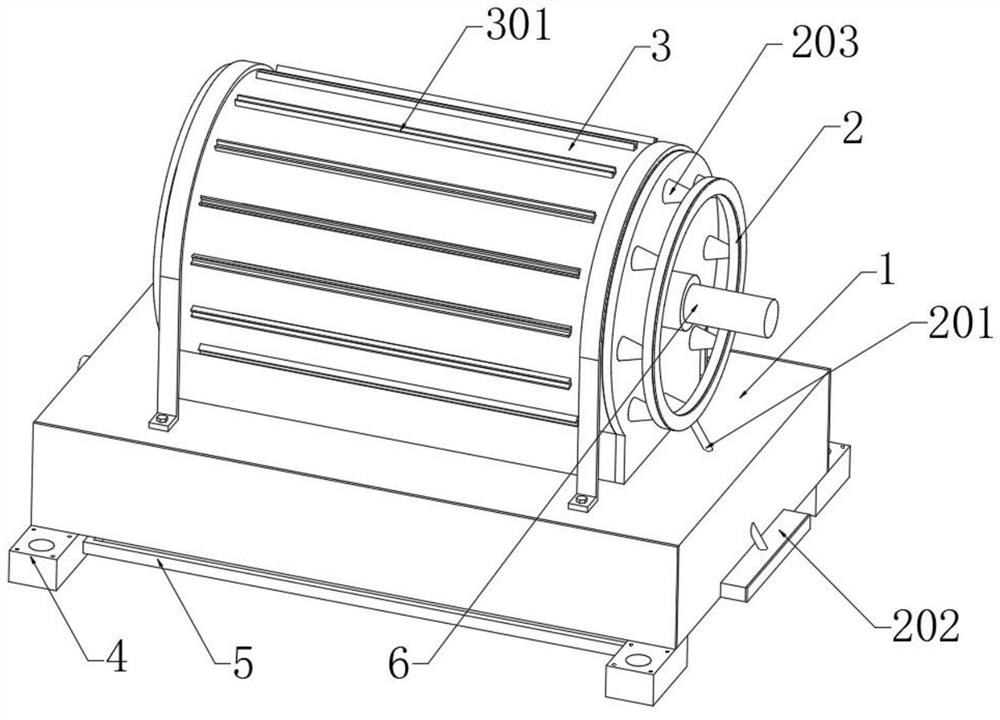 Single-phase series motor with good heat dissipation performance