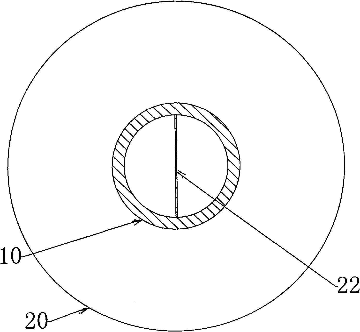 Pressure-bearing dual-cycle all-plastic water tank liner of heat exchanger