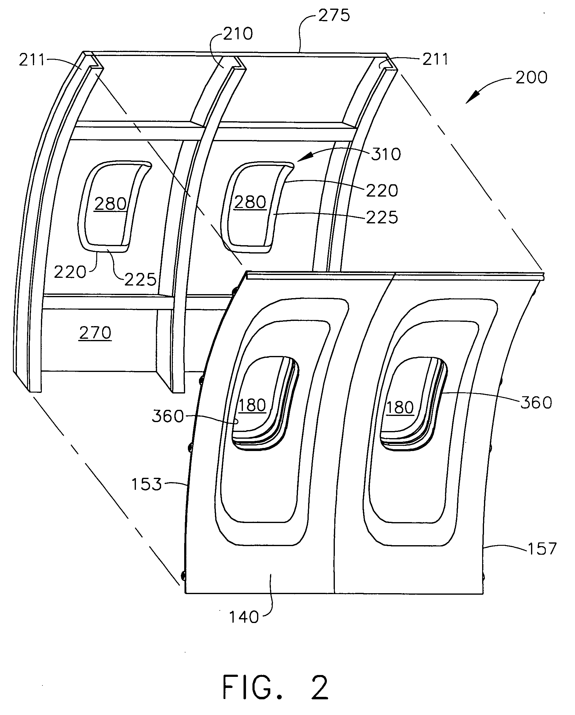Integrated window belt system for aircraft cabins