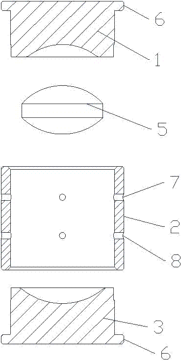 Preparation method of large-diameter aspheric lens