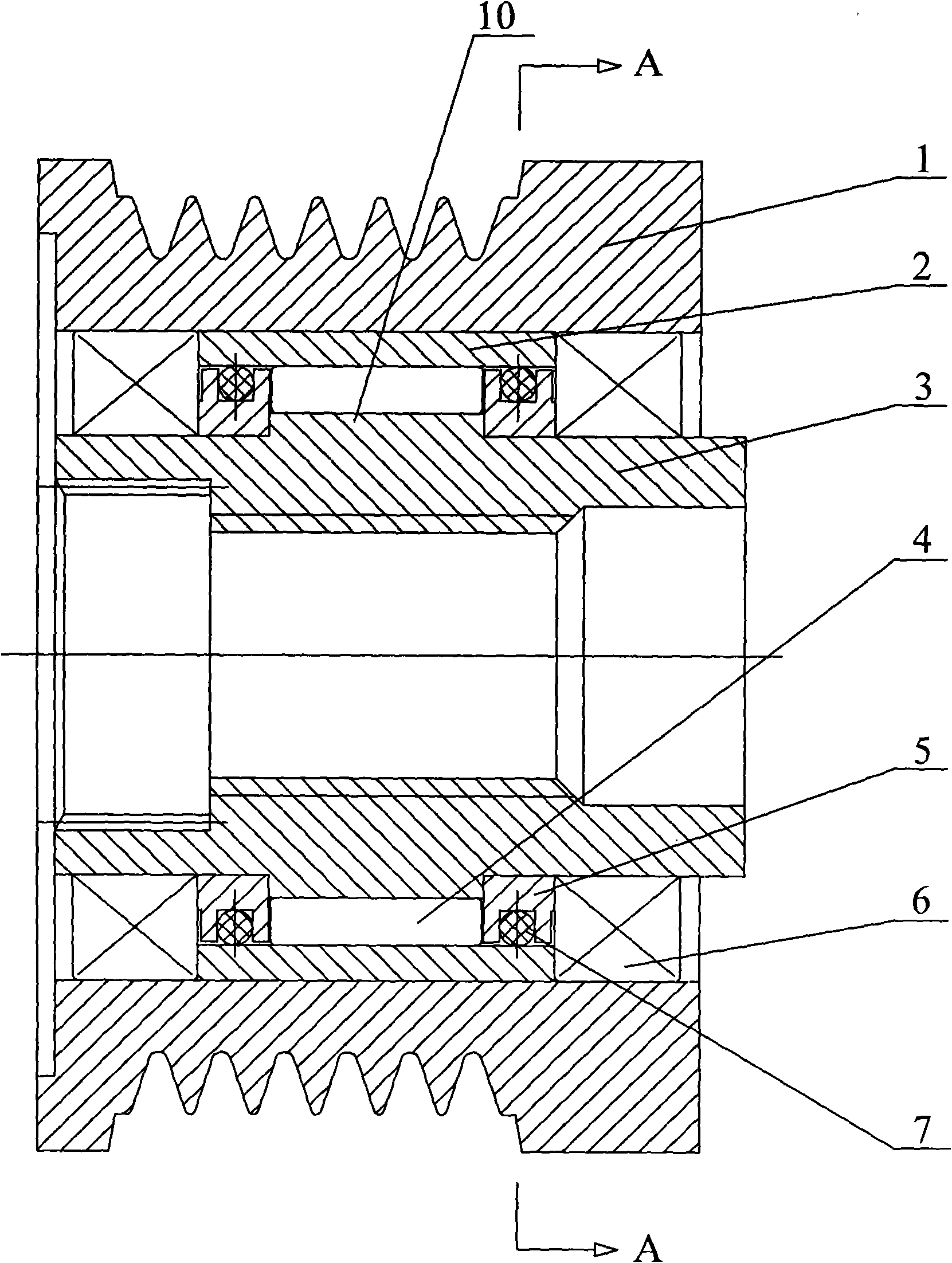 Unidirectional pulley