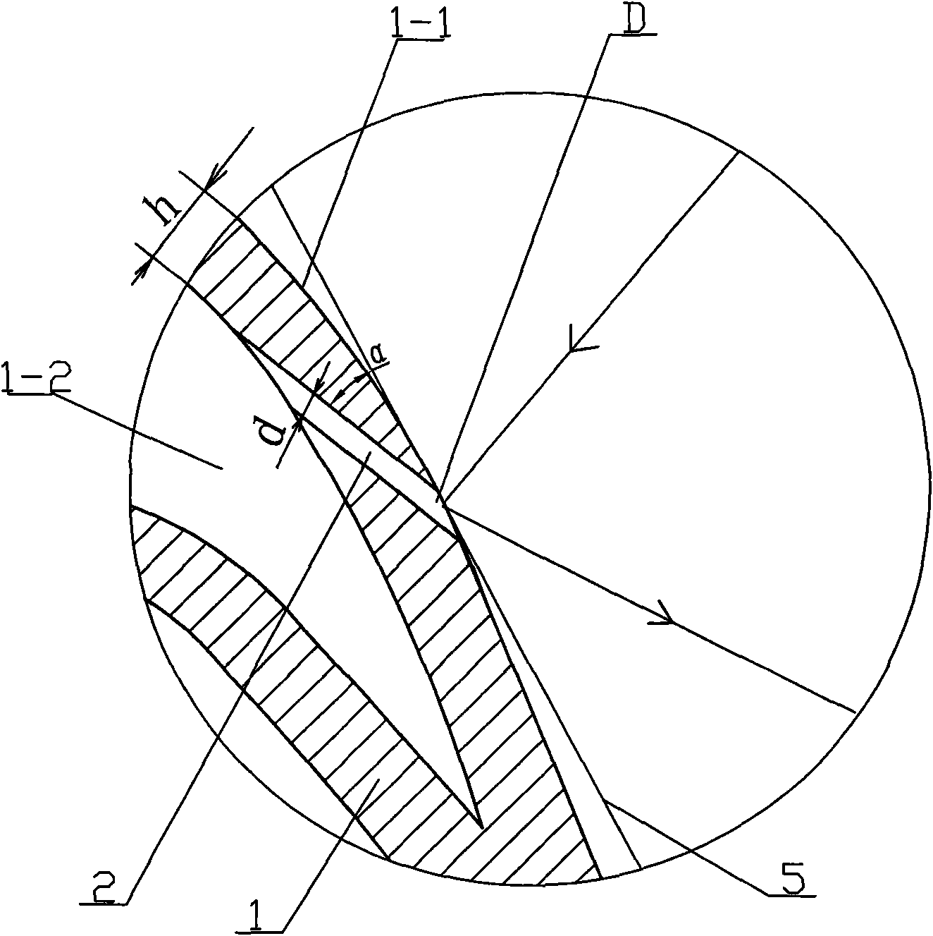 Blade capable of weakening shock strength of transonic speed turbine