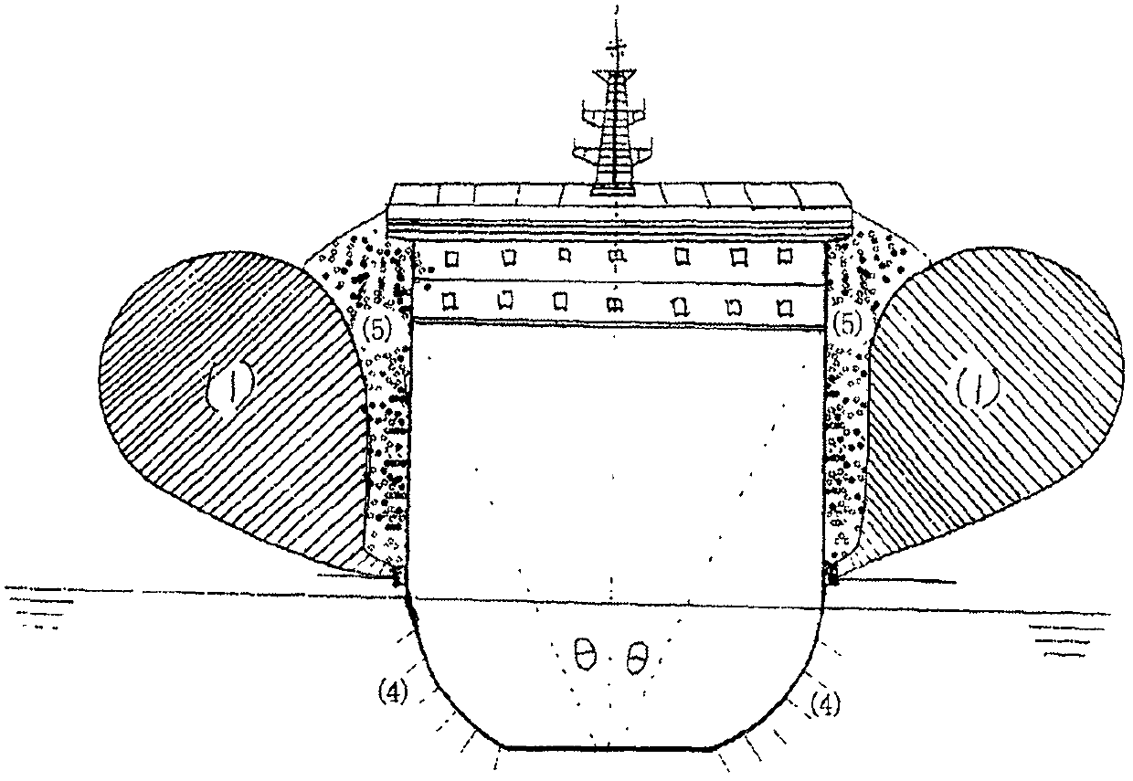 Automatic anti-sinking lifesaving system for ships
