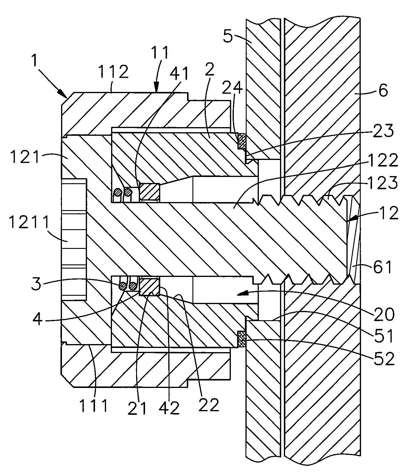 Metal plate member fixation device
