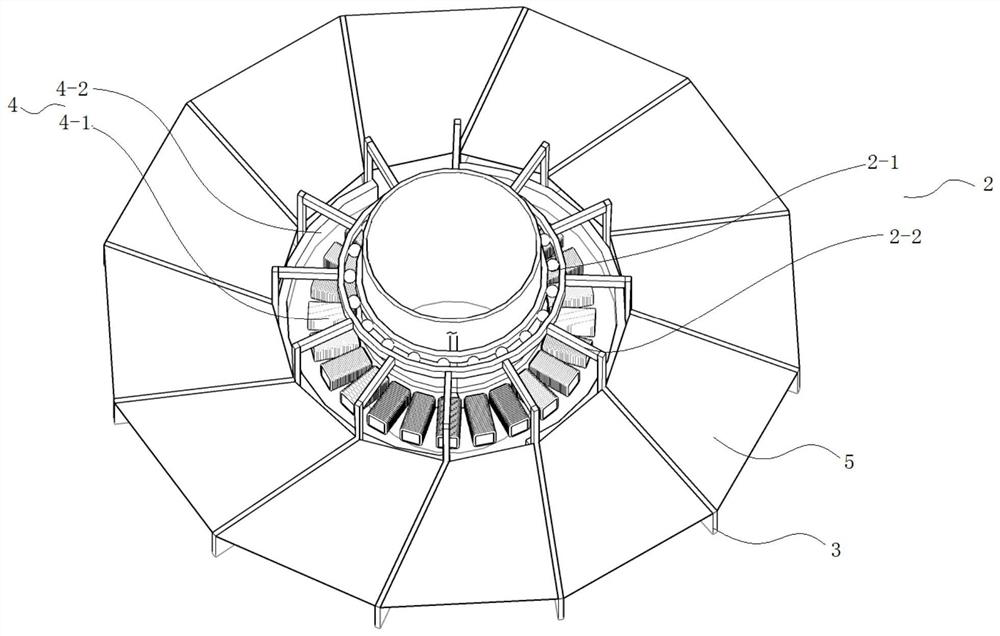 Rotational flow exhaust device and system