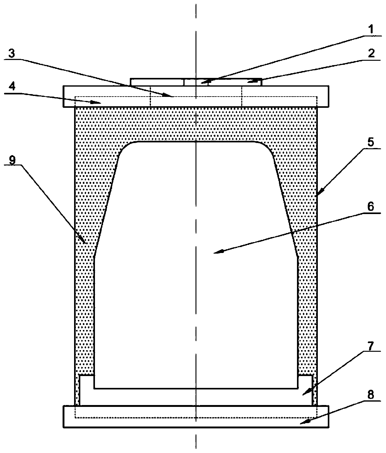 Hot isostatic pressing shape control method for titanium alloy thin-wall part
