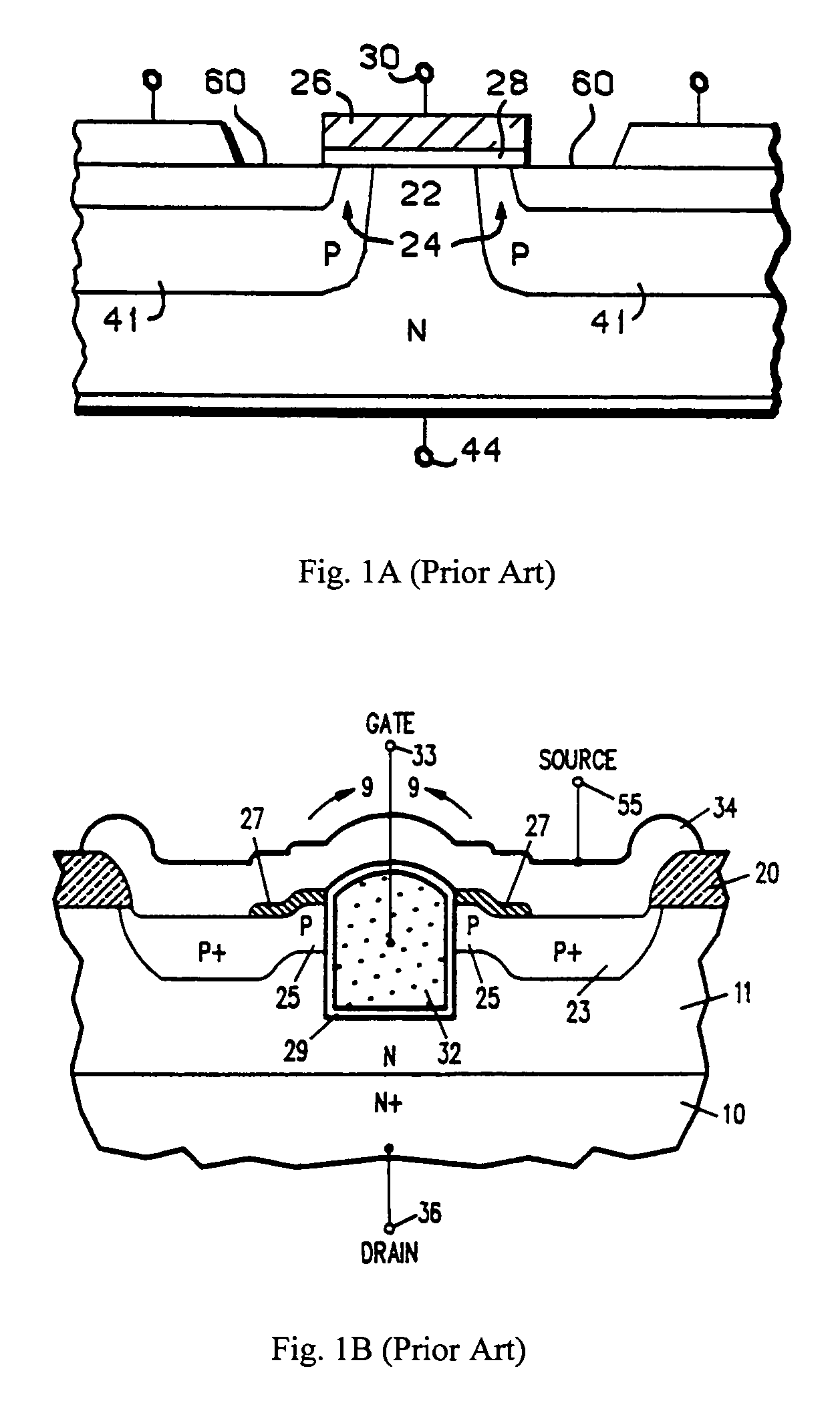 Device configuration of asymmetrical DMOSFET with schottky barrier source