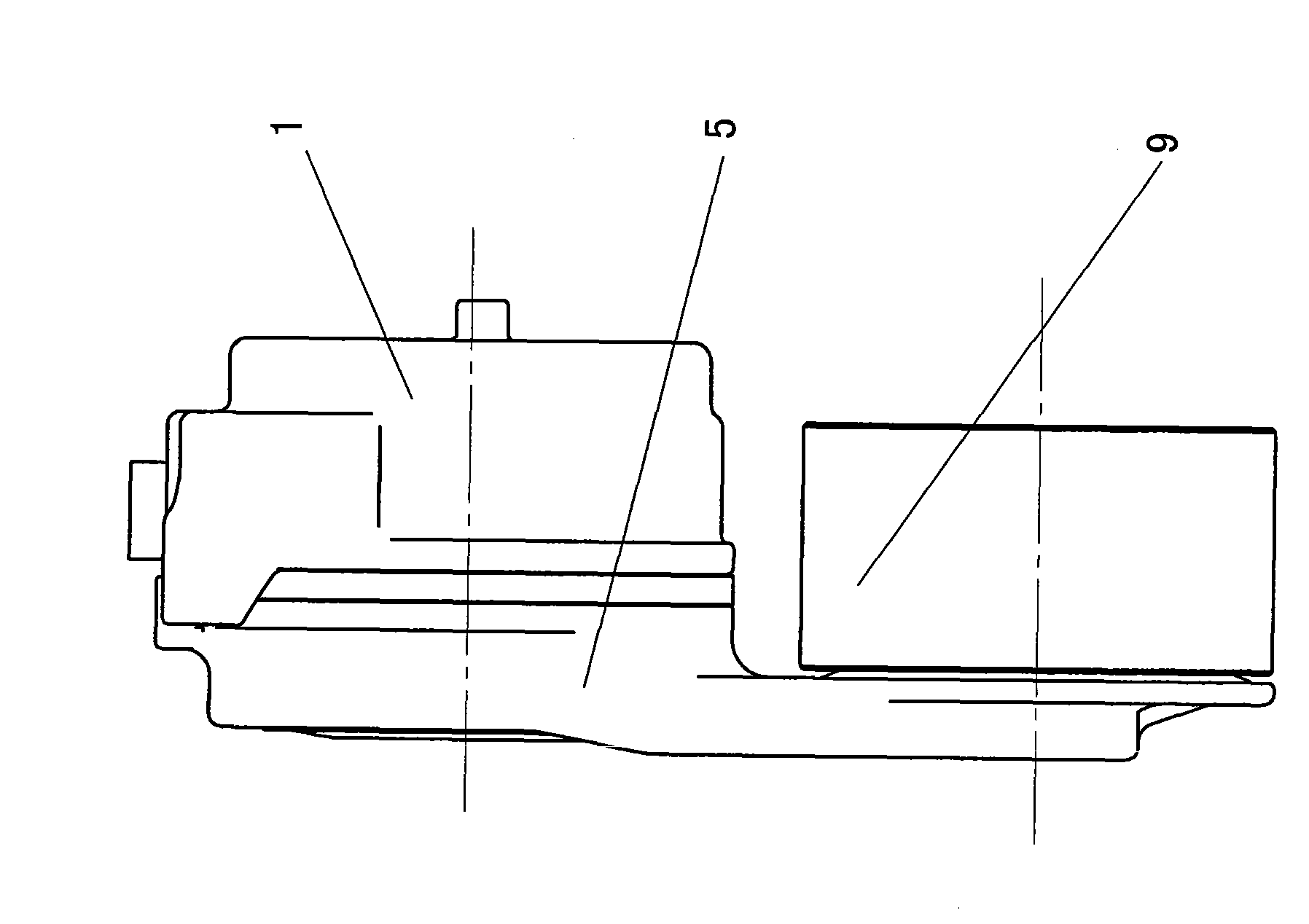 Belt tensioning device of vehicle engine