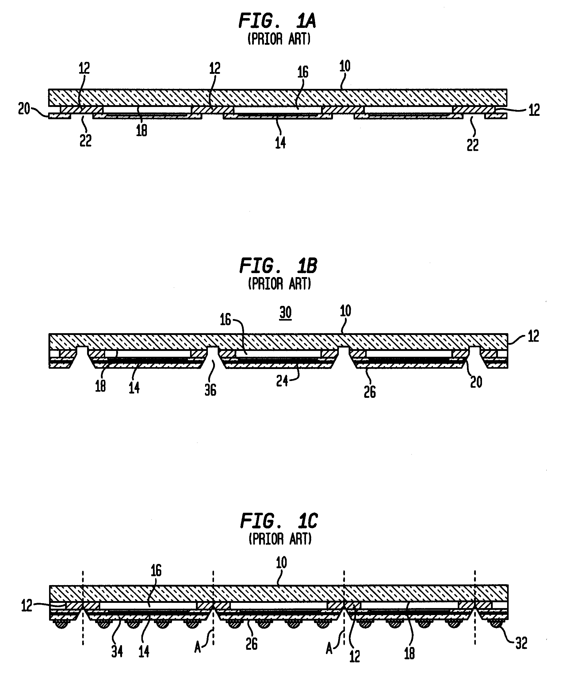 High surface area aluminum bond pad for through-wafer connections to an electronic package