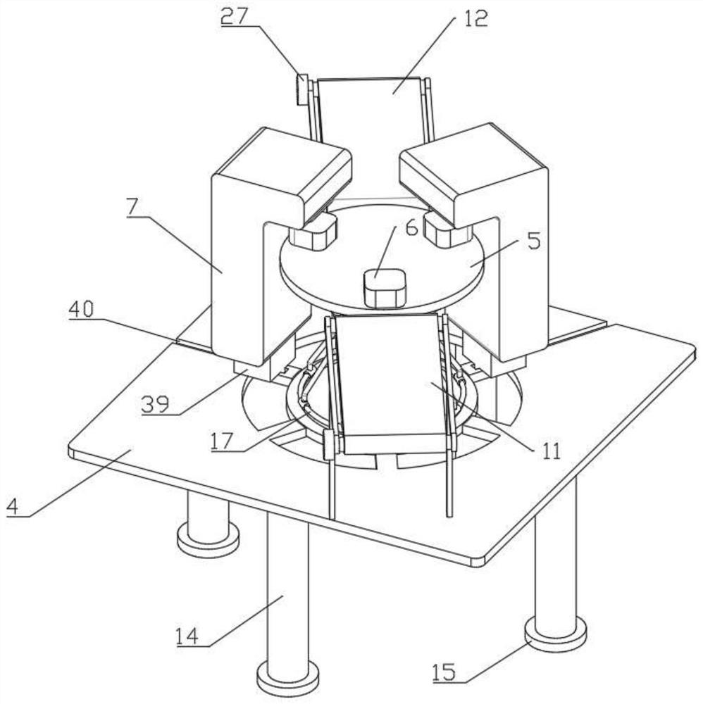 Molding defect-avoiding rubber-coated part processing device for Bluetooth headset