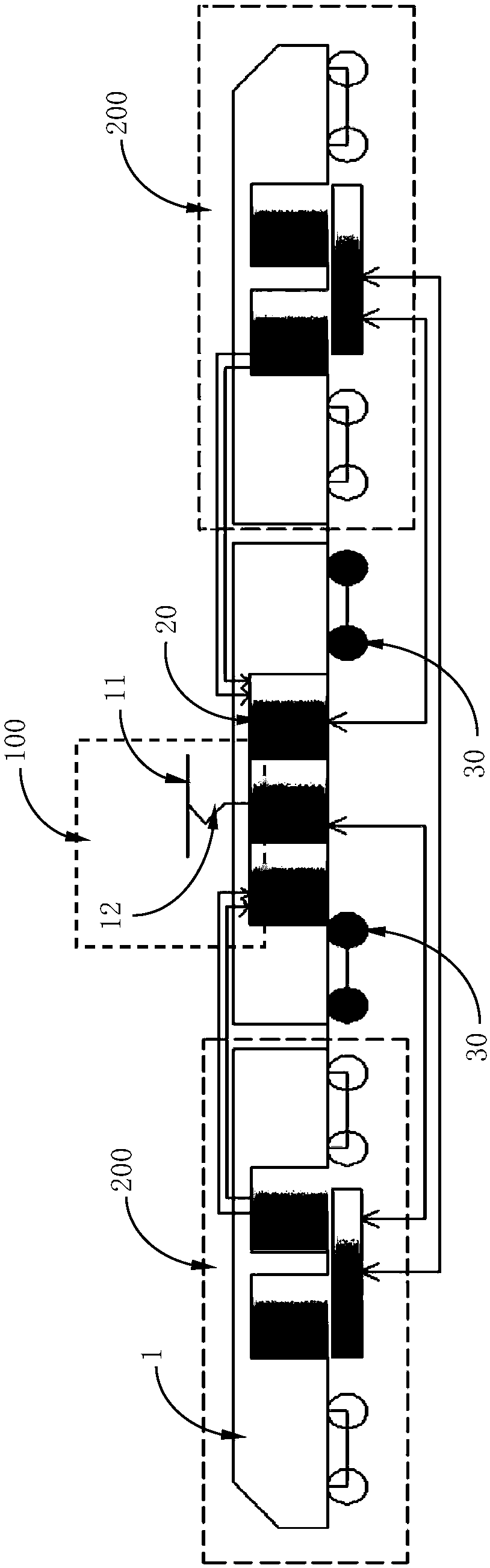 Control method for hybrid power source for railway engineering machinery