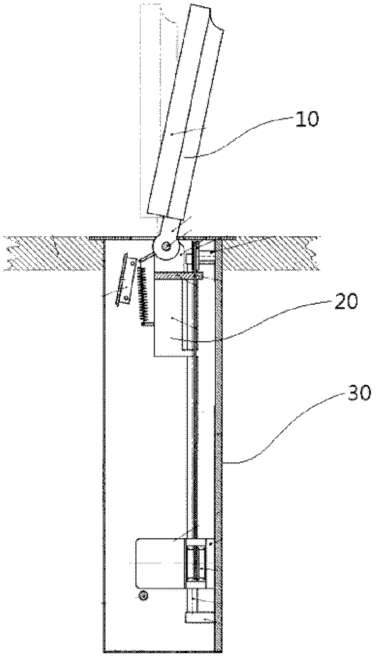 Fully automatic lifter with wide-angle display