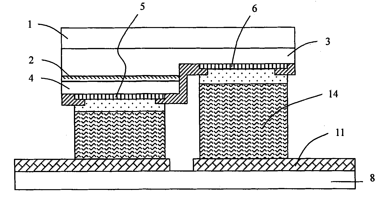 Salient point LED and manufacturing method thereof