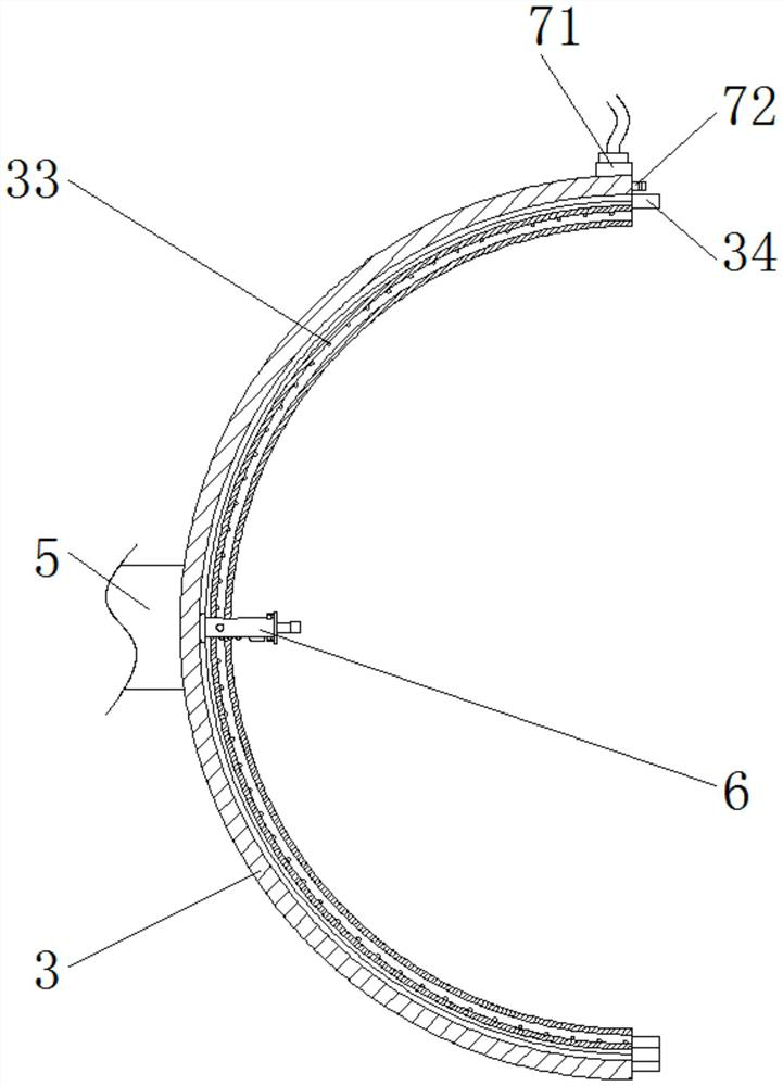 Wind power generation tower barrel welding device