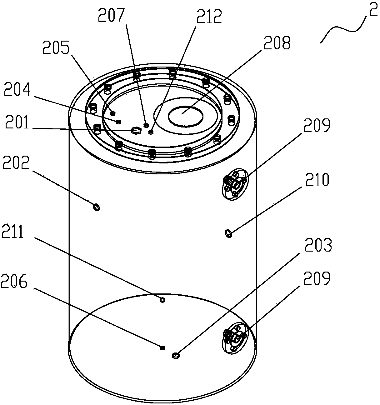 Fuel sipping inspection environmental simulation device