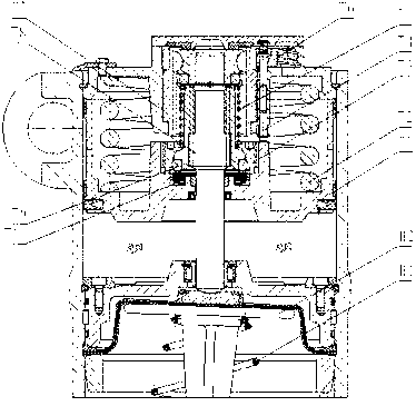 Manual release device for foundation brake of rail transit vehicle