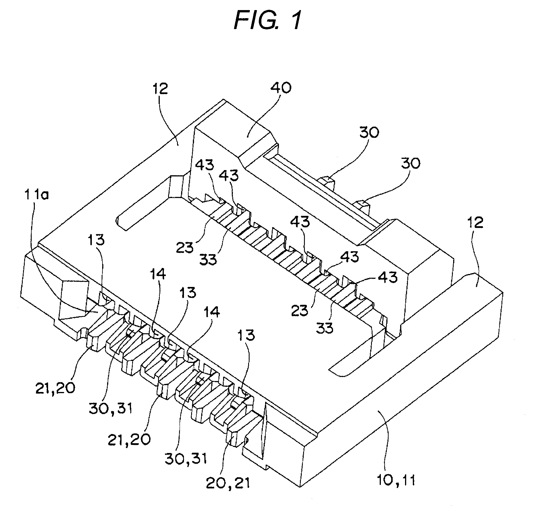 Connector connection terminal and connector using the same