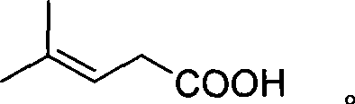 Method for preparing 3-methyl-2-butenoic acid