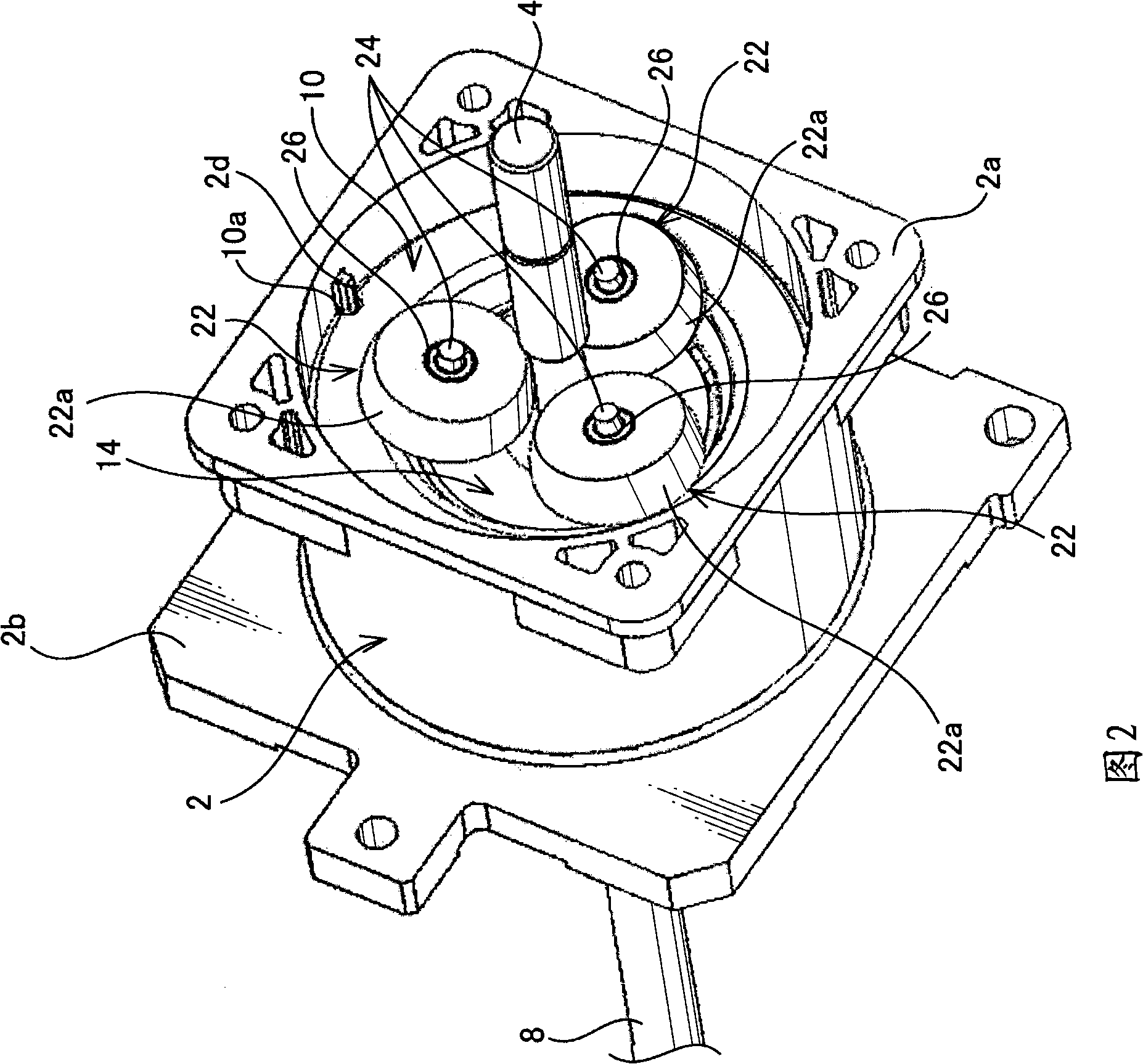Driving-force transmission mechanism and image forming apparatus equipped therewith