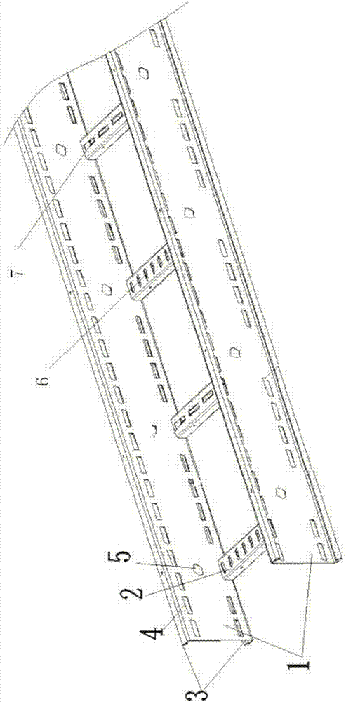 Ladder type bus bar bridge with heat dissipation function