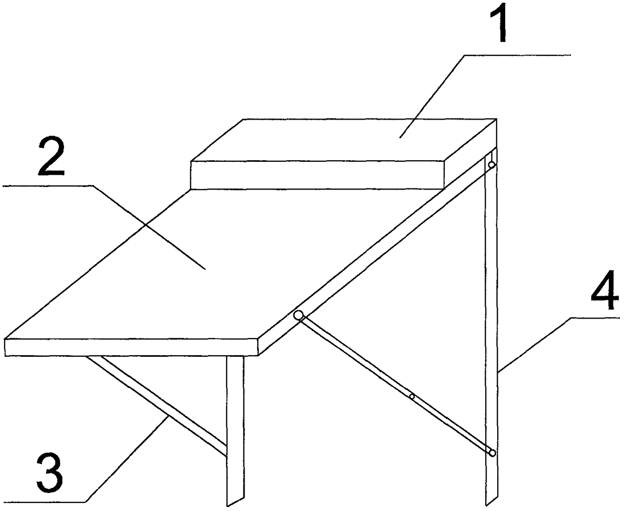 Folded workbench