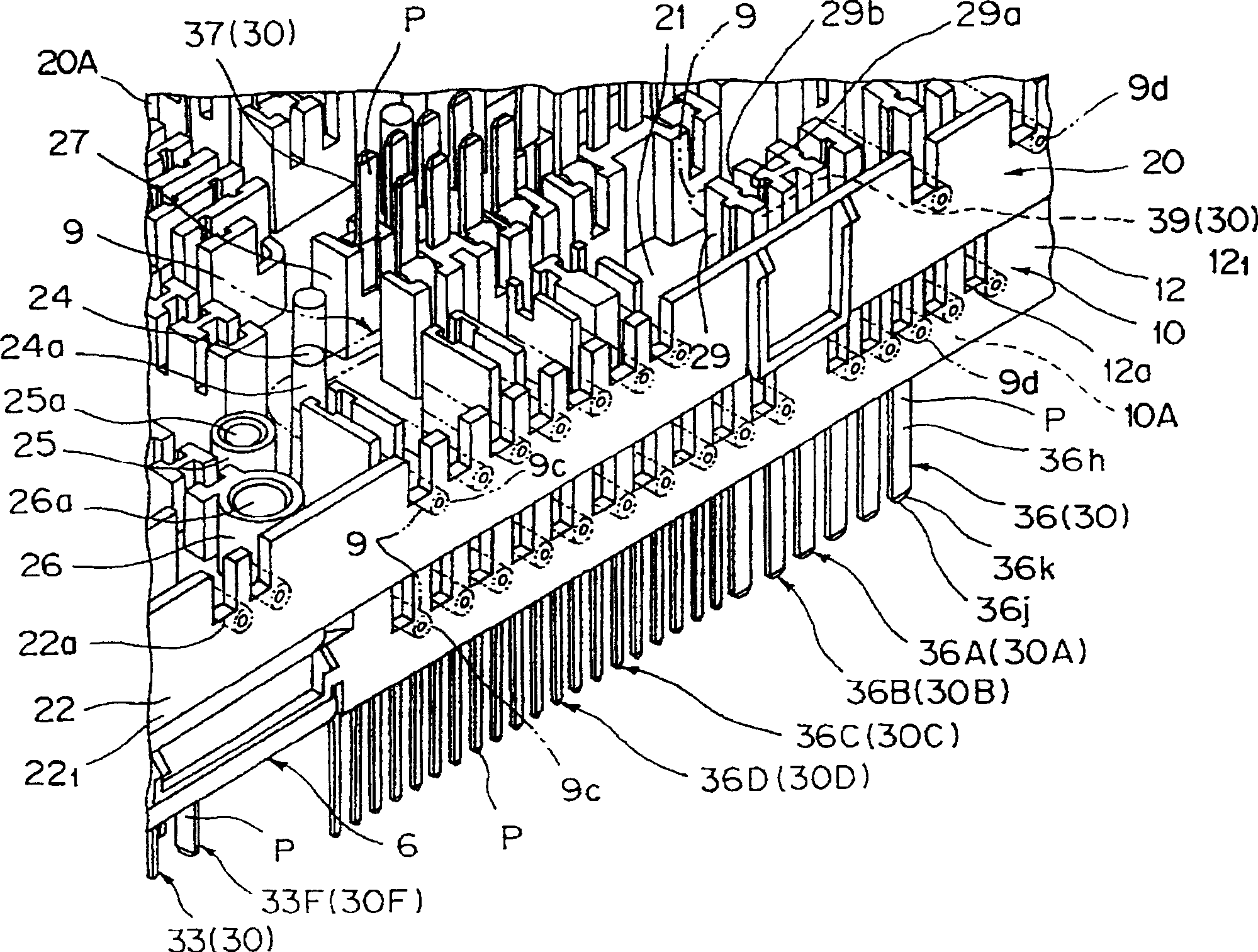 Wiring piece, block terminal and method for cutting wire
