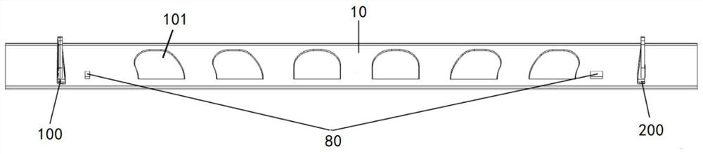 Air guide component and air conditioner indoor unit