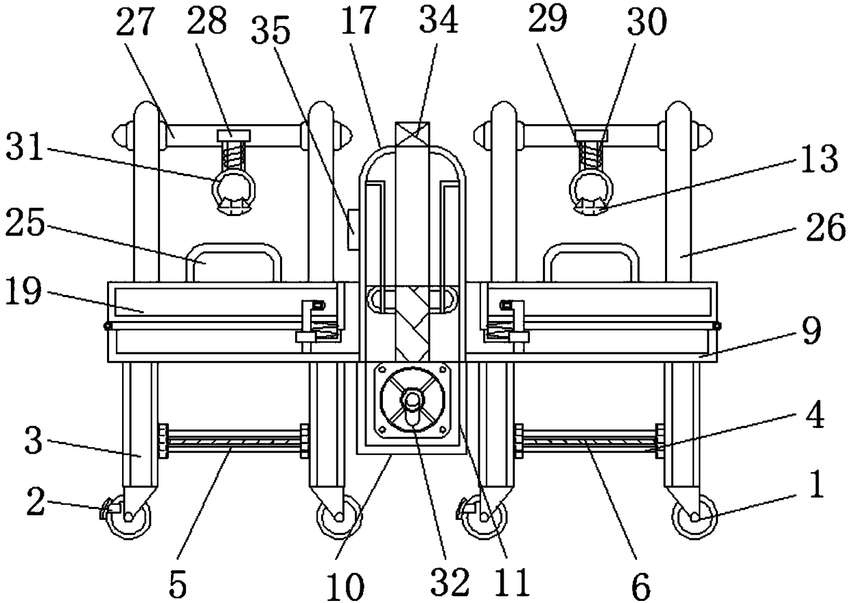 Rehabilitation training standing-assistance seat with massage function