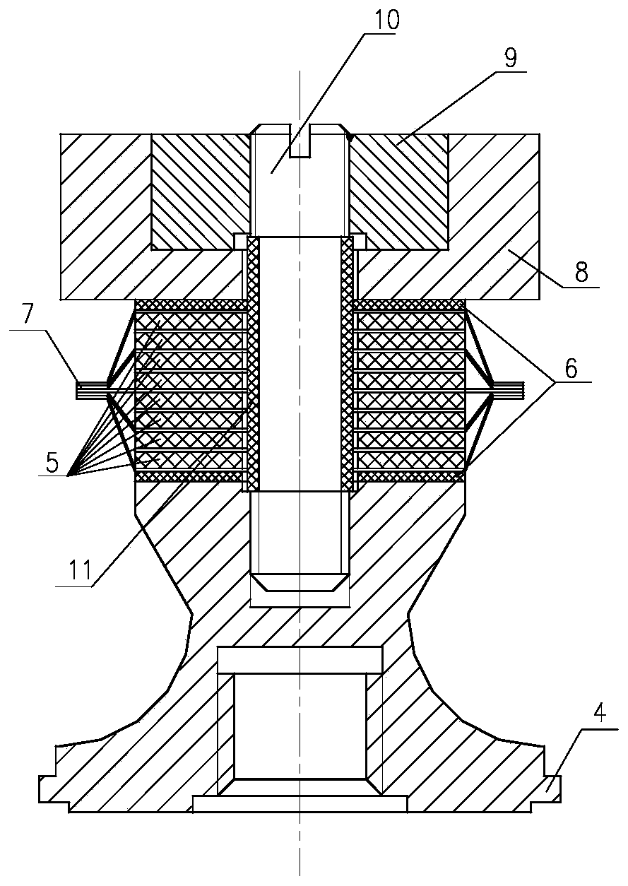 A kind of ultra-low temperature vibration sensor