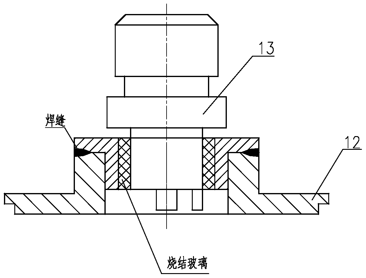 A kind of ultra-low temperature vibration sensor