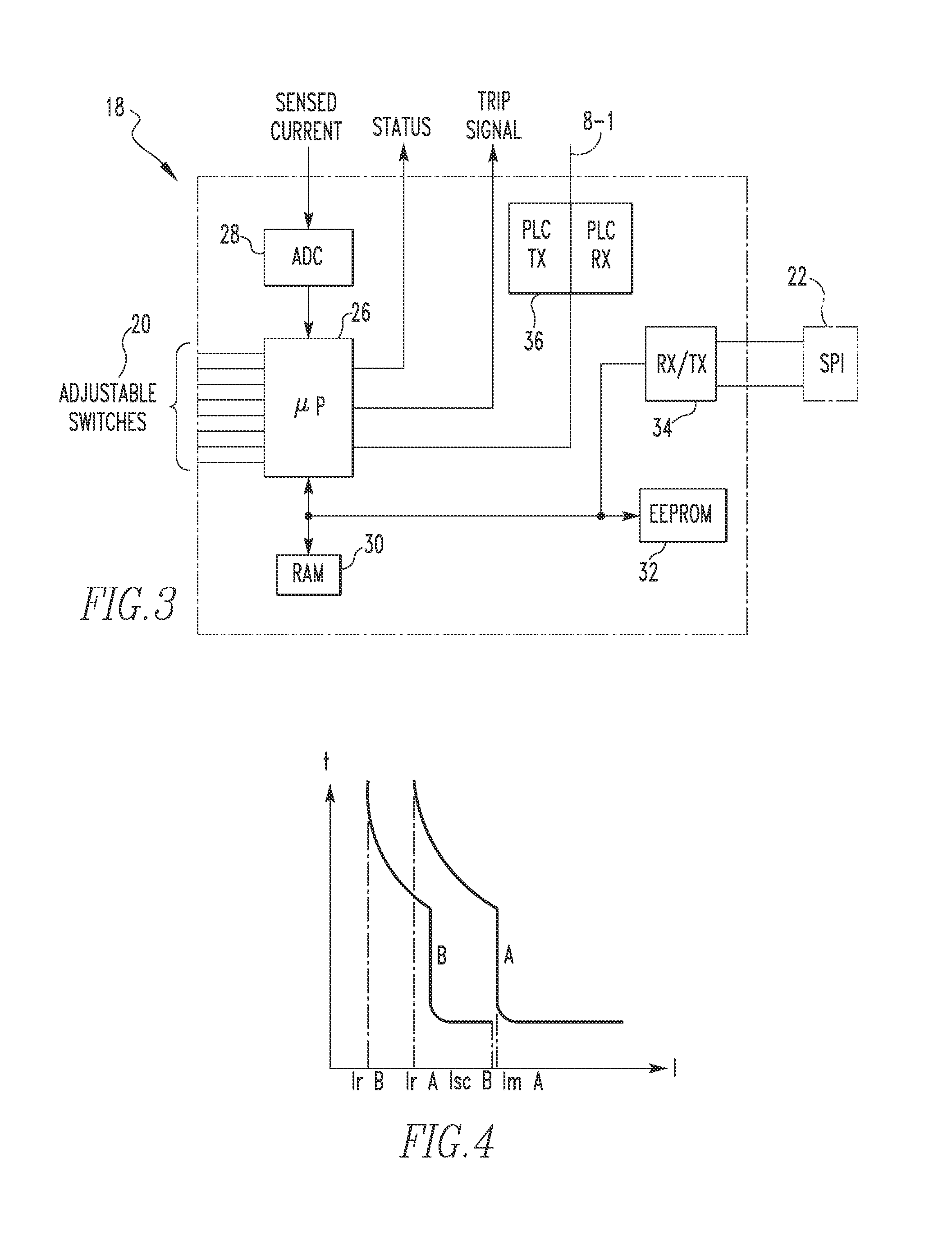 System and method for adjusting the trip characteristics of a circuit breaker