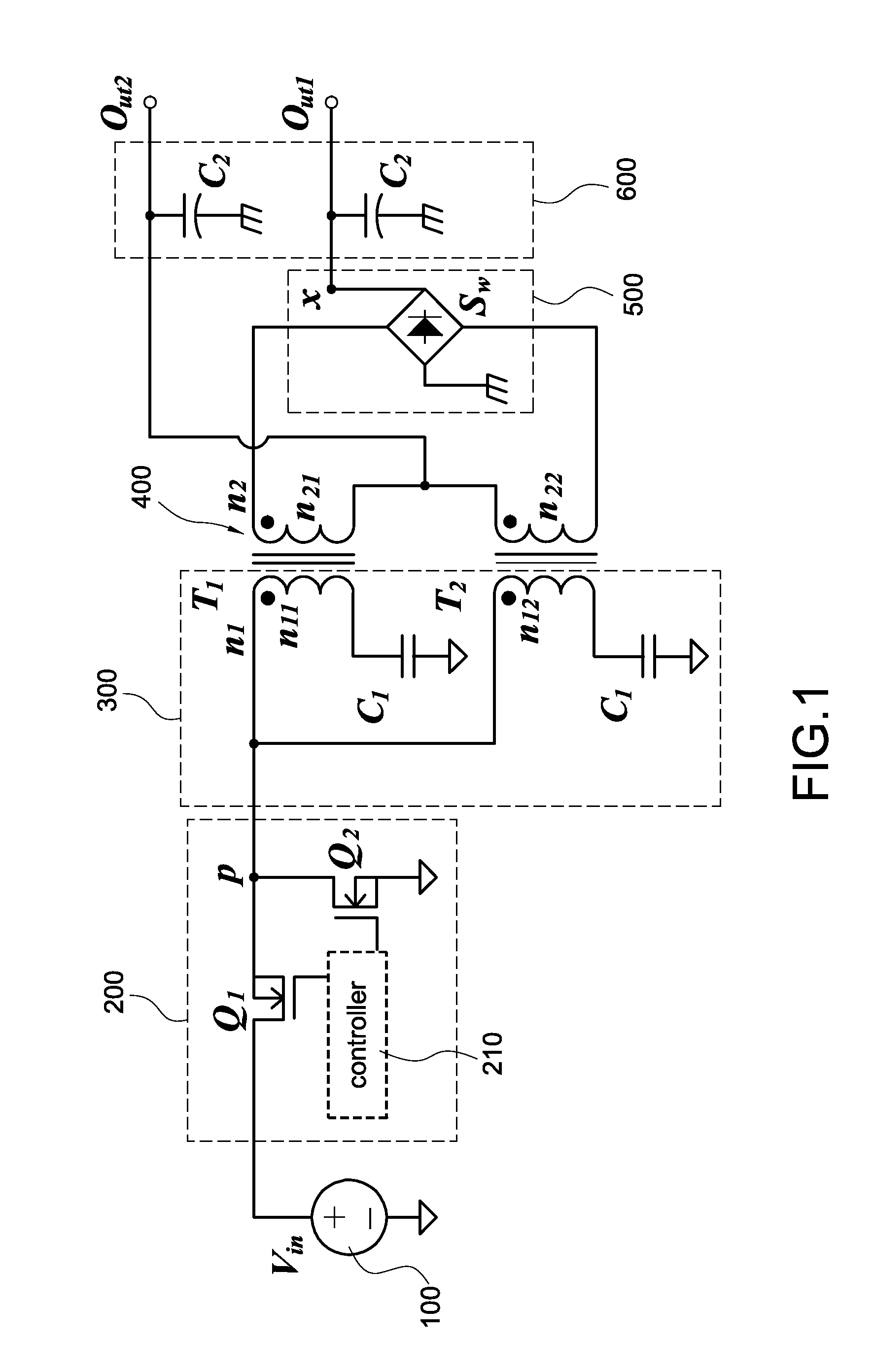 Current-sharing power supply apparatus