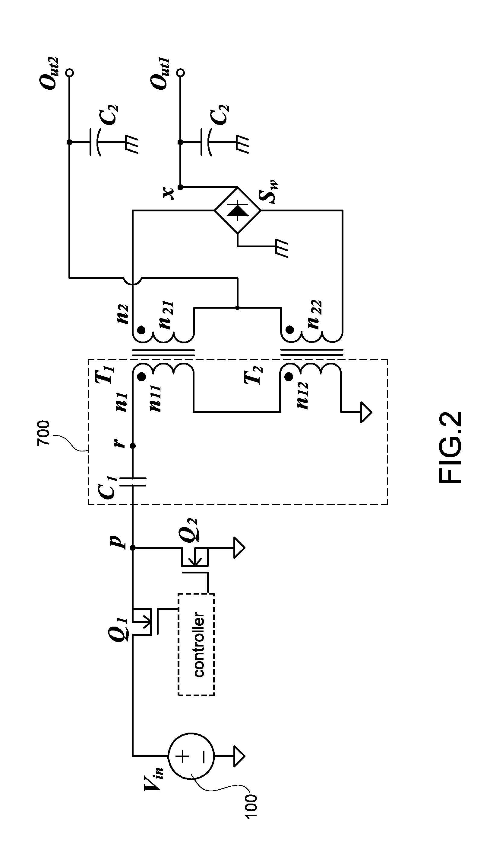 Current-sharing power supply apparatus