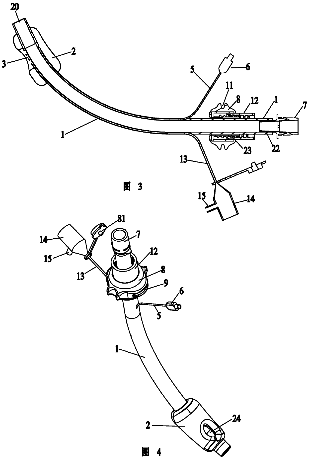 Single-cavity single-bag tracheal catheter capable of conveniently implementing single-lung and double-lung ventilation