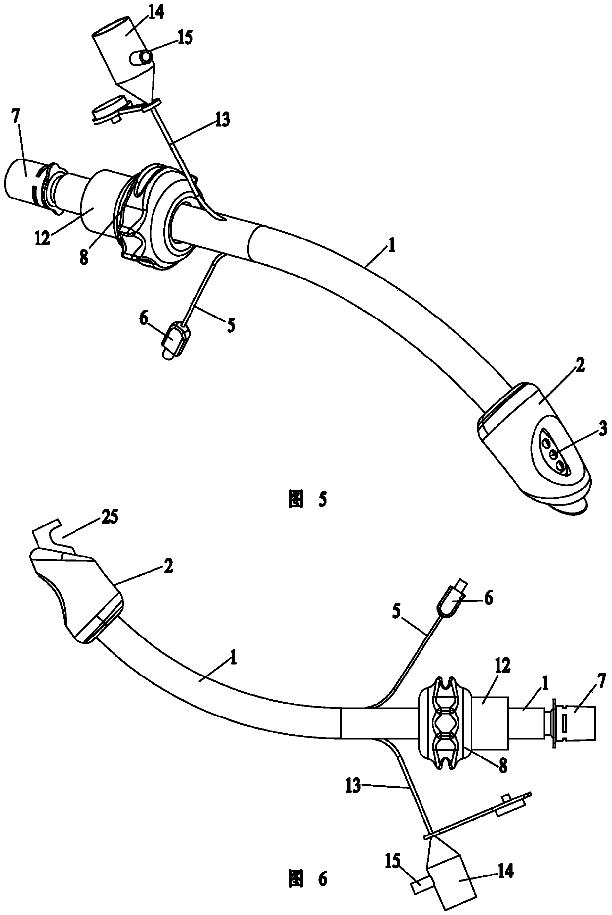 Single-cavity single-bag tracheal catheter capable of conveniently implementing single-lung and double-lung ventilation