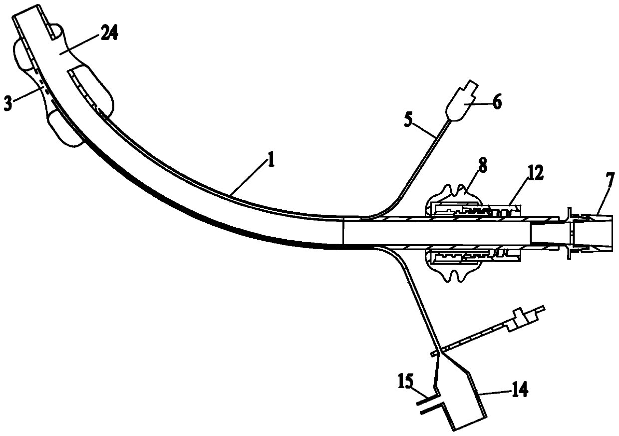 Single-cavity single-bag tracheal catheter capable of conveniently implementing single-lung and double-lung ventilation