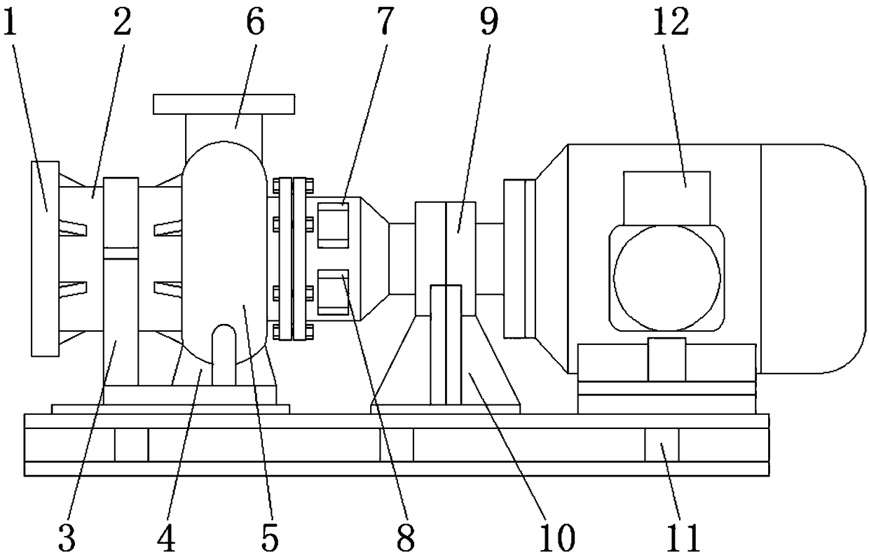 Energy-saving type water pump capable of accelerating water transmission