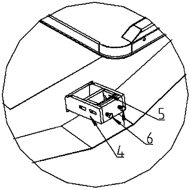 Automatic electric sanitation vehicle tail door opening and locking device