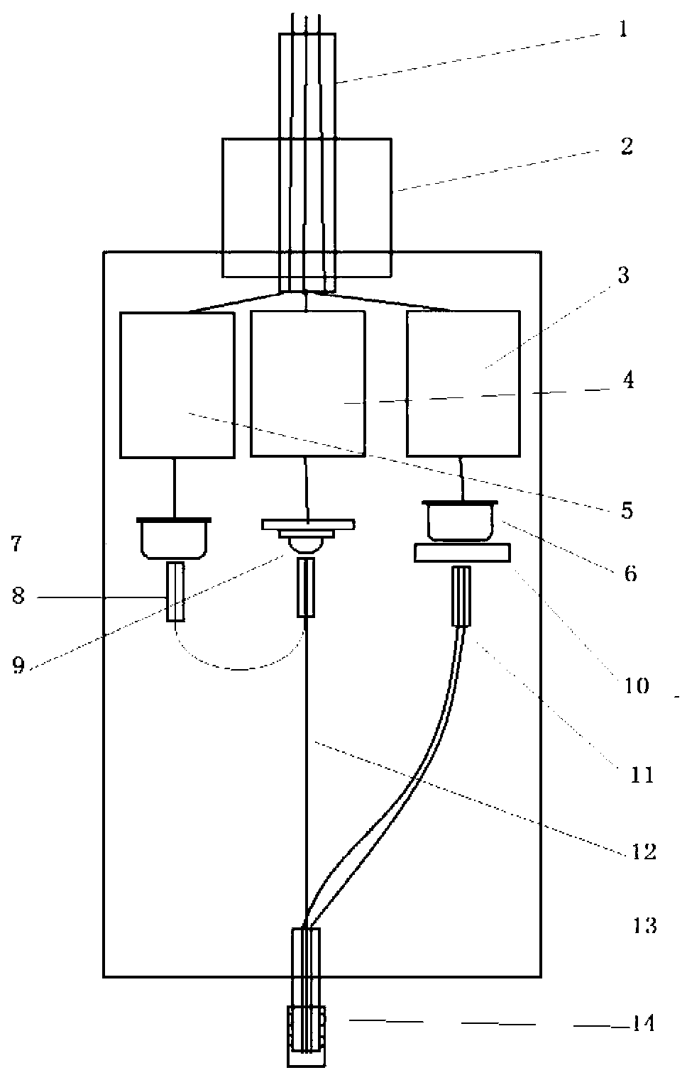 Dissolved oxygen online monitoring method and adopted sensor