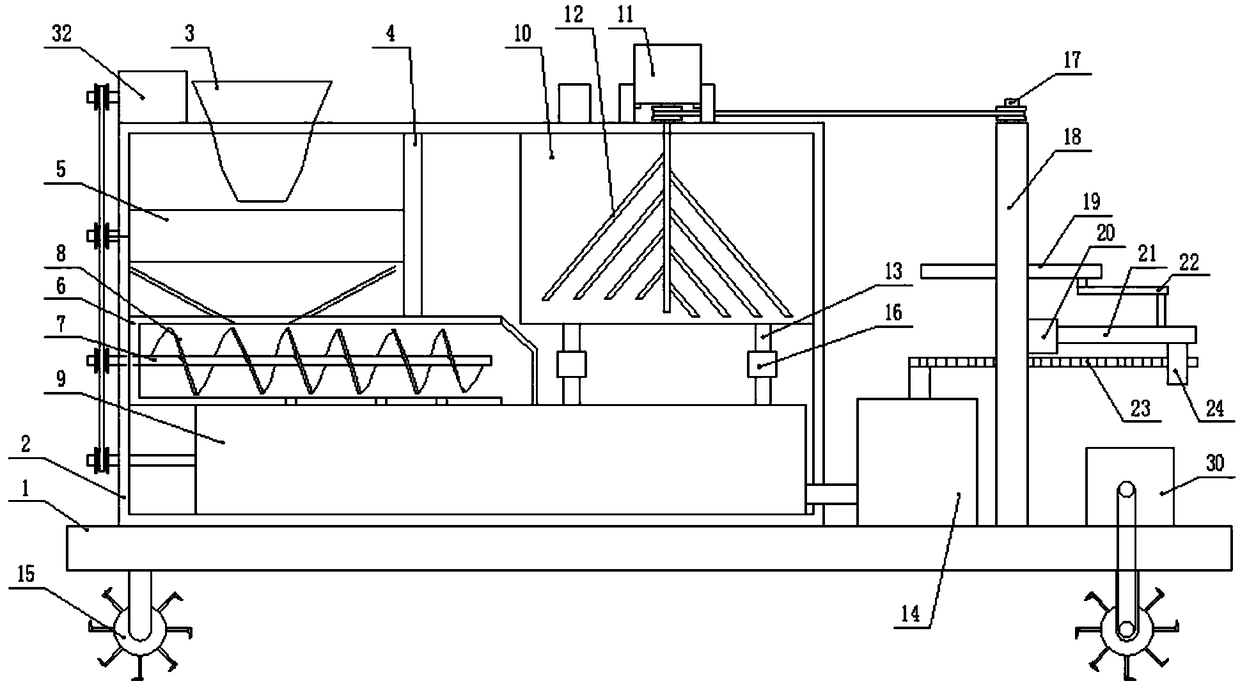 Solid-liquid separation treatment type soil remediation device