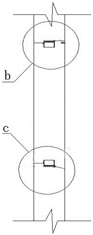 Assembly type installing structure for prefabricated outer wall doors and windows