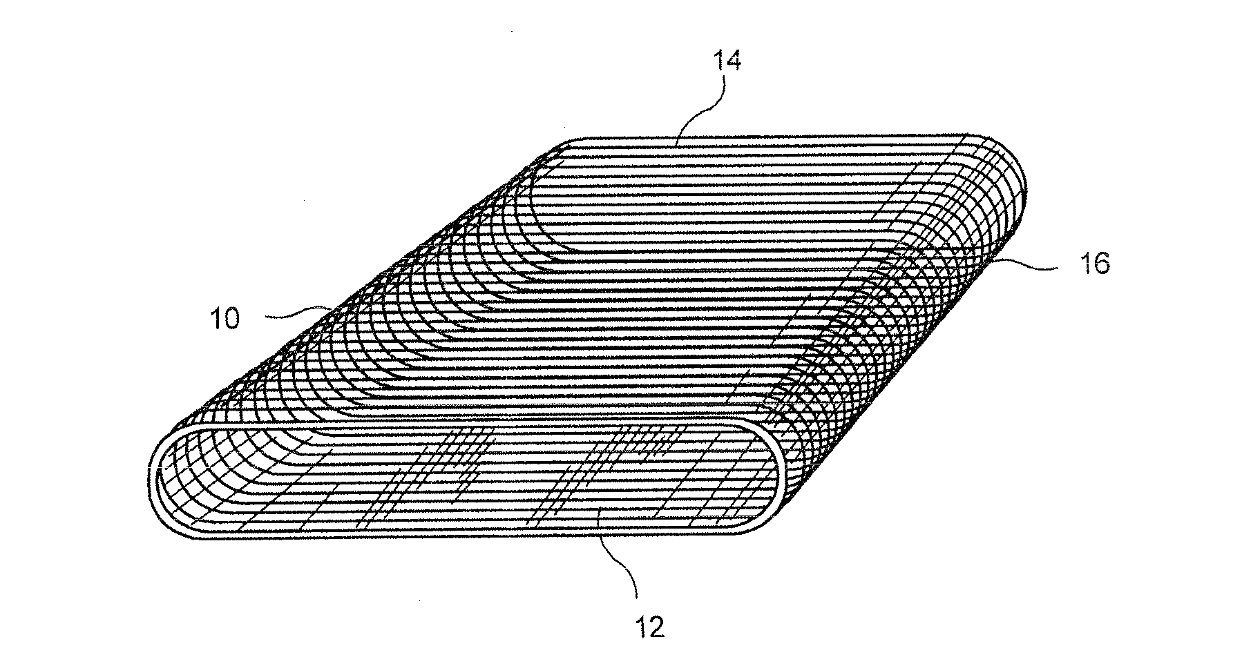 Industrial fabric including spirally wound material strips with reinforcement