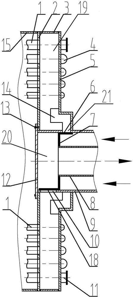 Drying machine steam chamber structure capable of adjusting steam feeding and steam shutting regionally