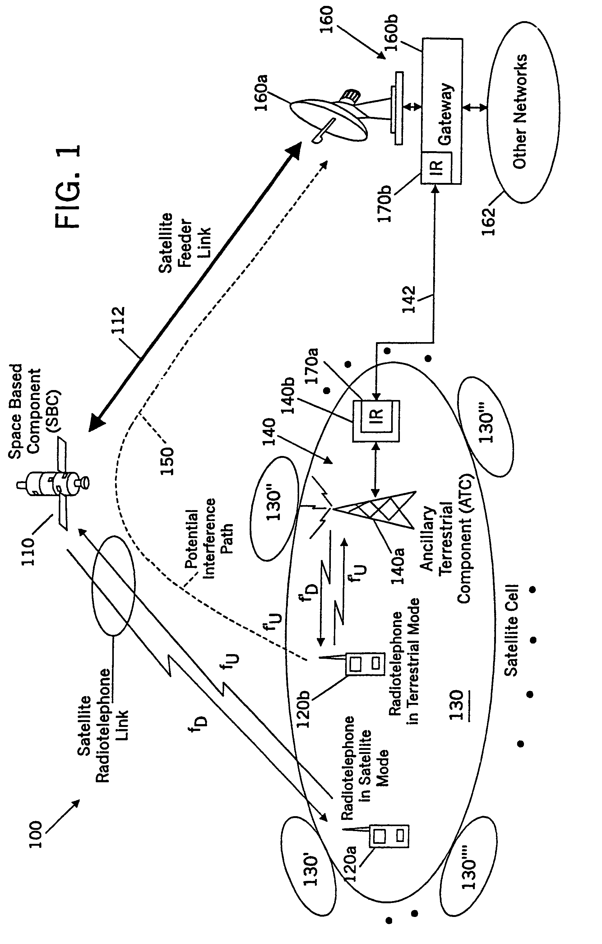 Systems and methods for terrestrial reuse of cellular satellite frequency spectrum in a time-division duplex mode