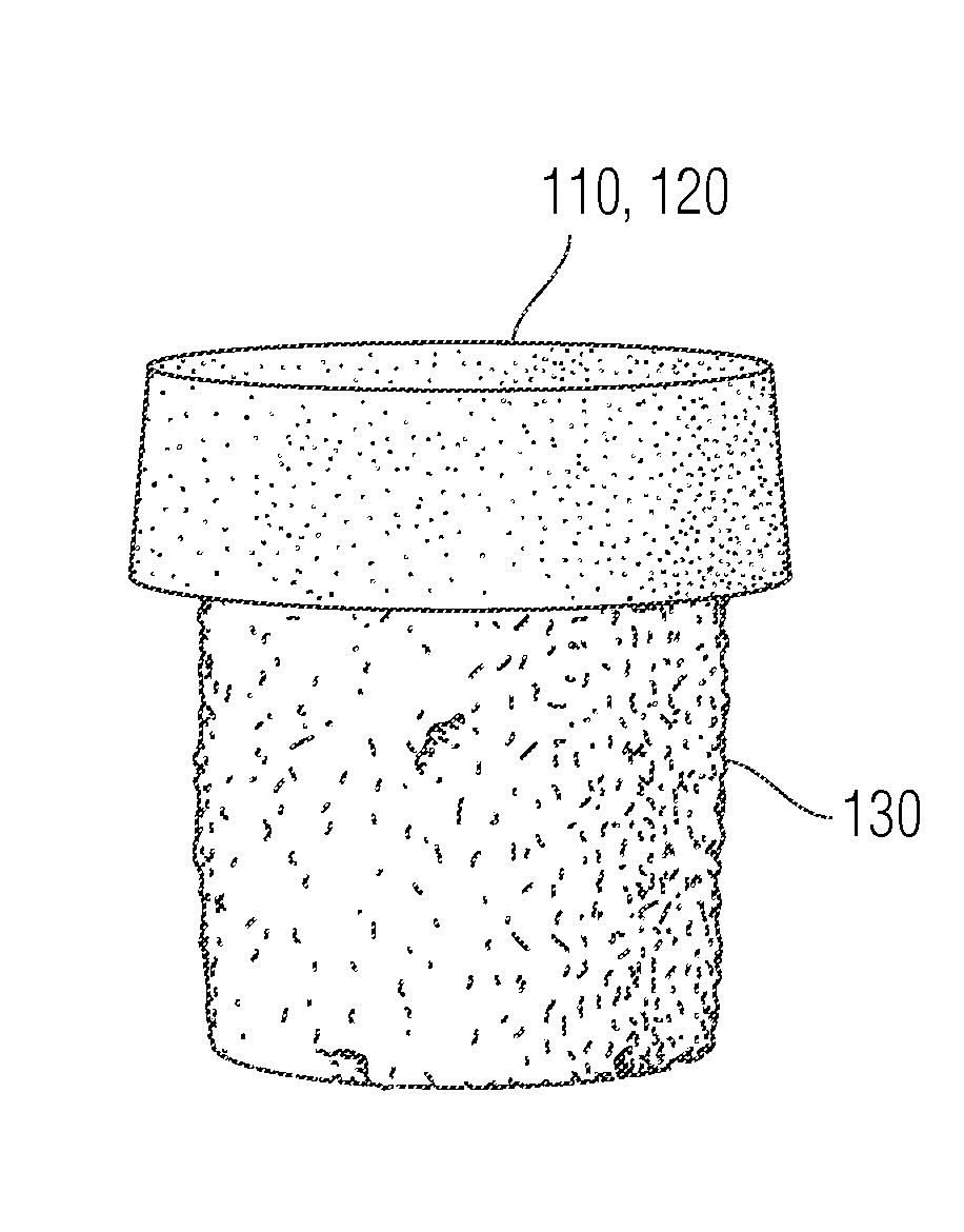 Multi-component non-biodegradable implant, a method of making and a method of implantation
