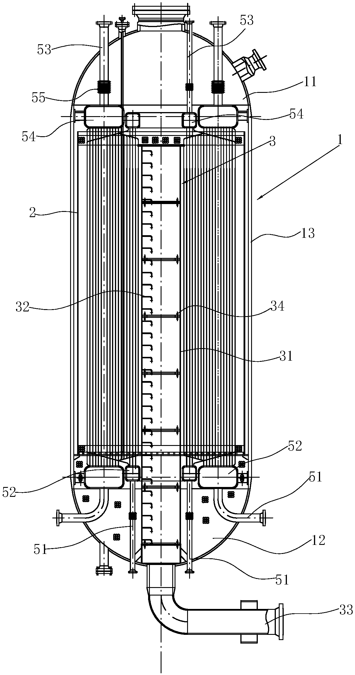 Temperature-variable isothermal shift reactor