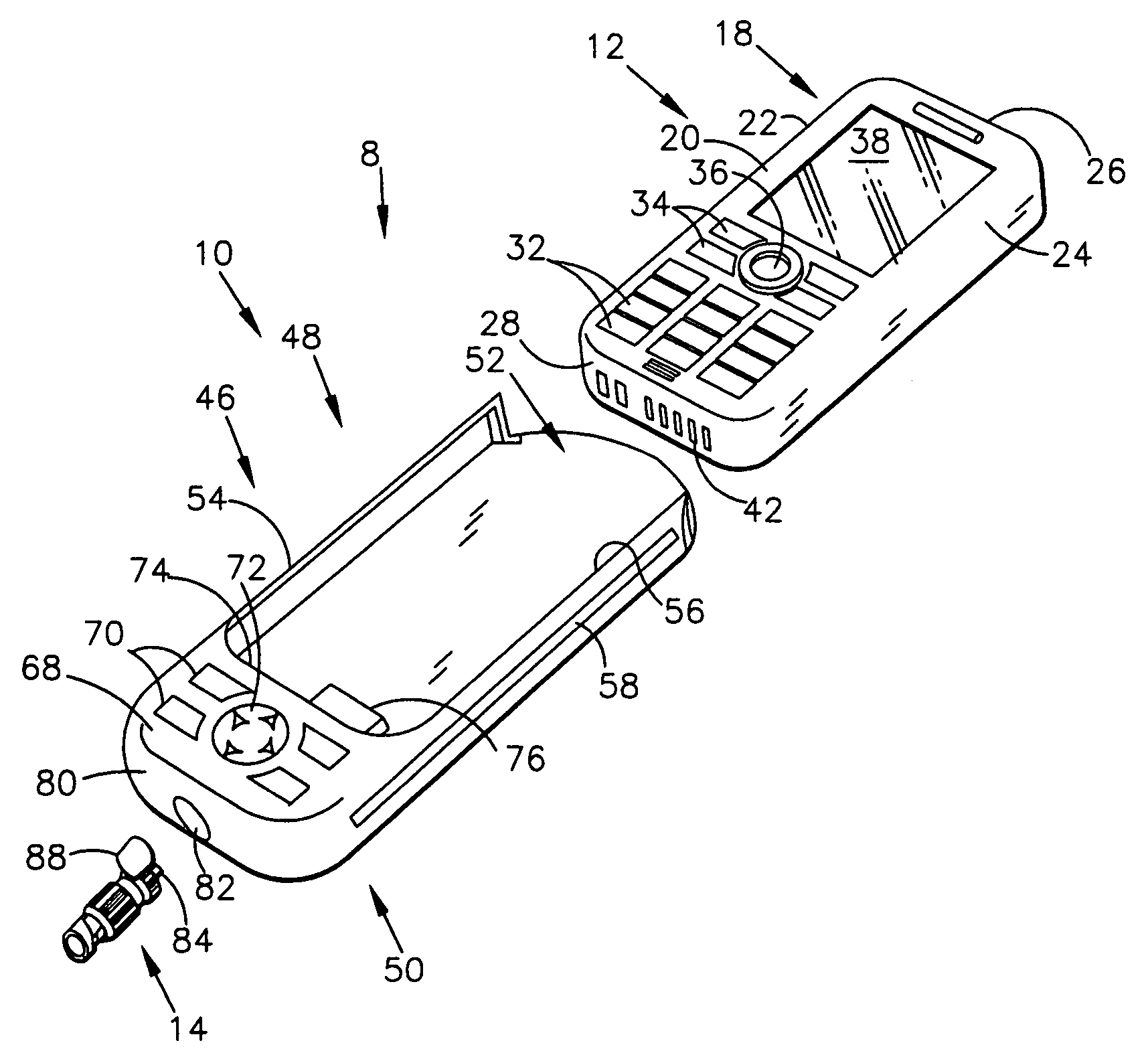 Body fluid testing component for simultaneous analyte detection