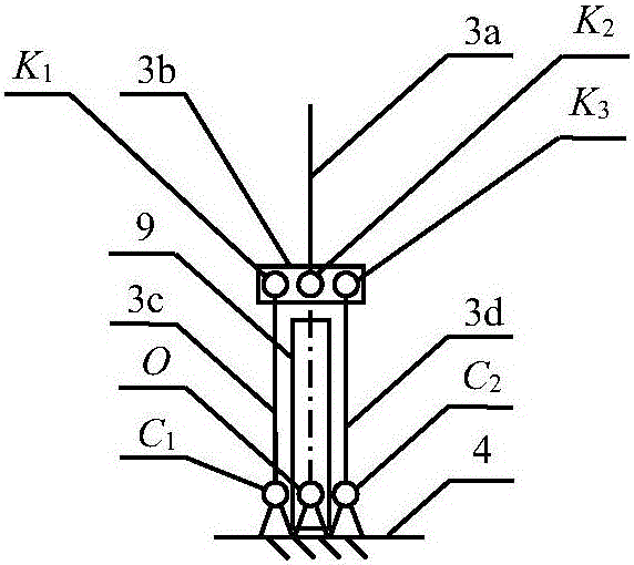 Aerial operation car lifting mechanism