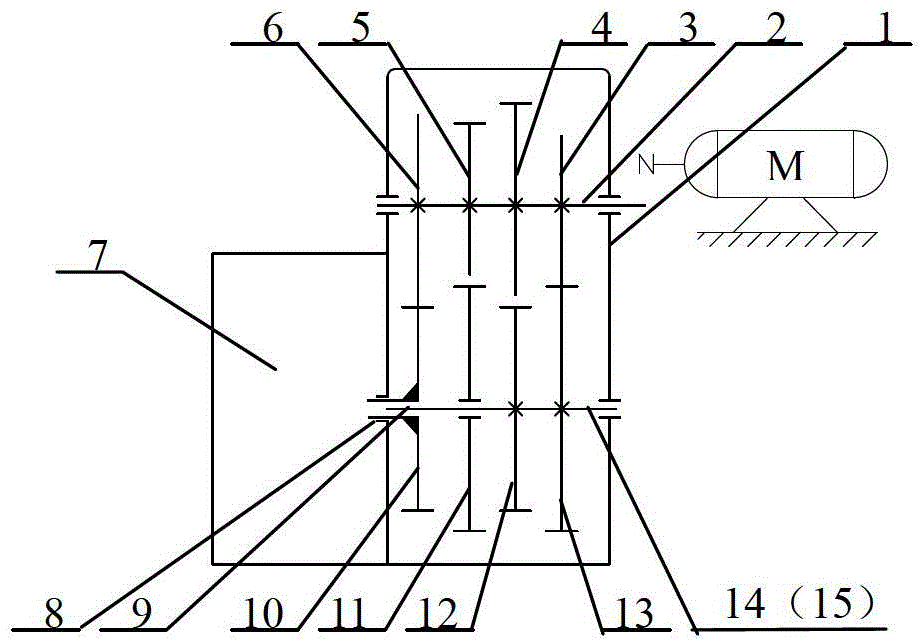 Vane differential pump driven by incomplete gear mechanism